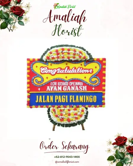 Sewa Papan Bunga Cendana